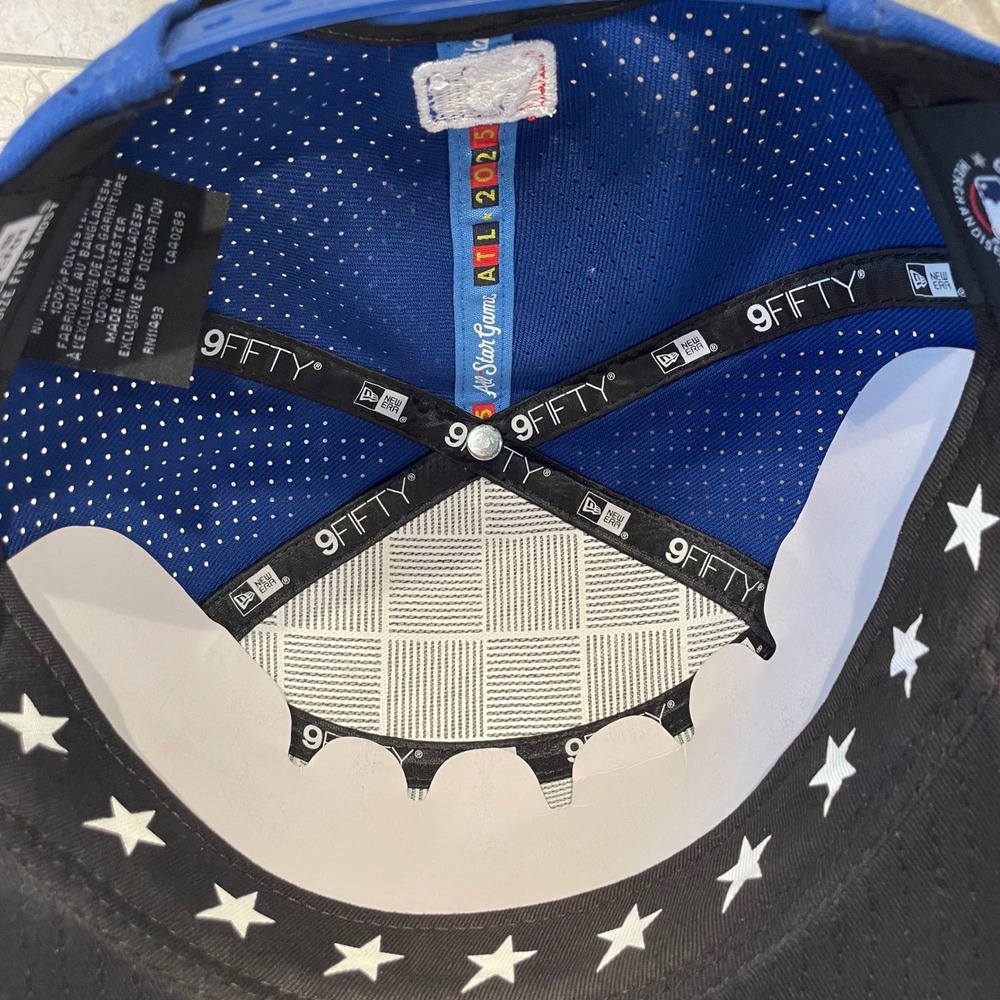 New Era 9FIFTY Chicago Cubs 2025 MLB All Star Game Snapback Hat Blue Red Cap - Picture 8 of 9